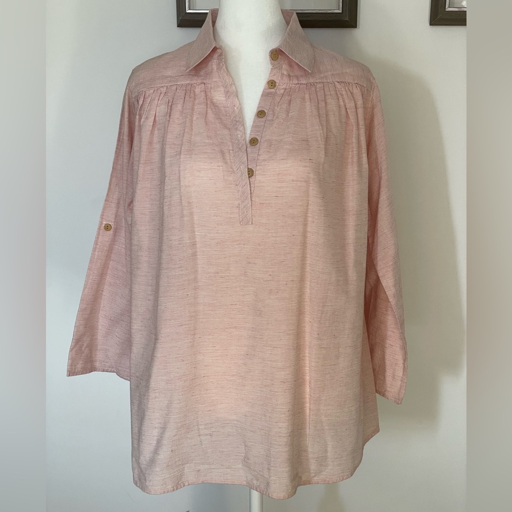 Steven Alan Pink Button Up Size Medium - image 1